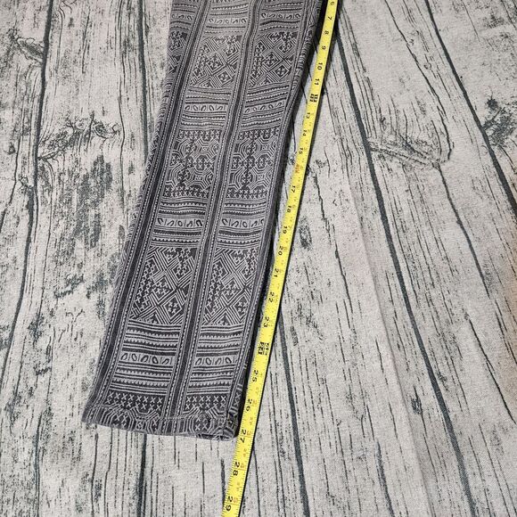 Free‎ People Womens Skinny Jeans Size 32 Gray Black Tribal Skinny Leg Aztec - Picture 6 of 9